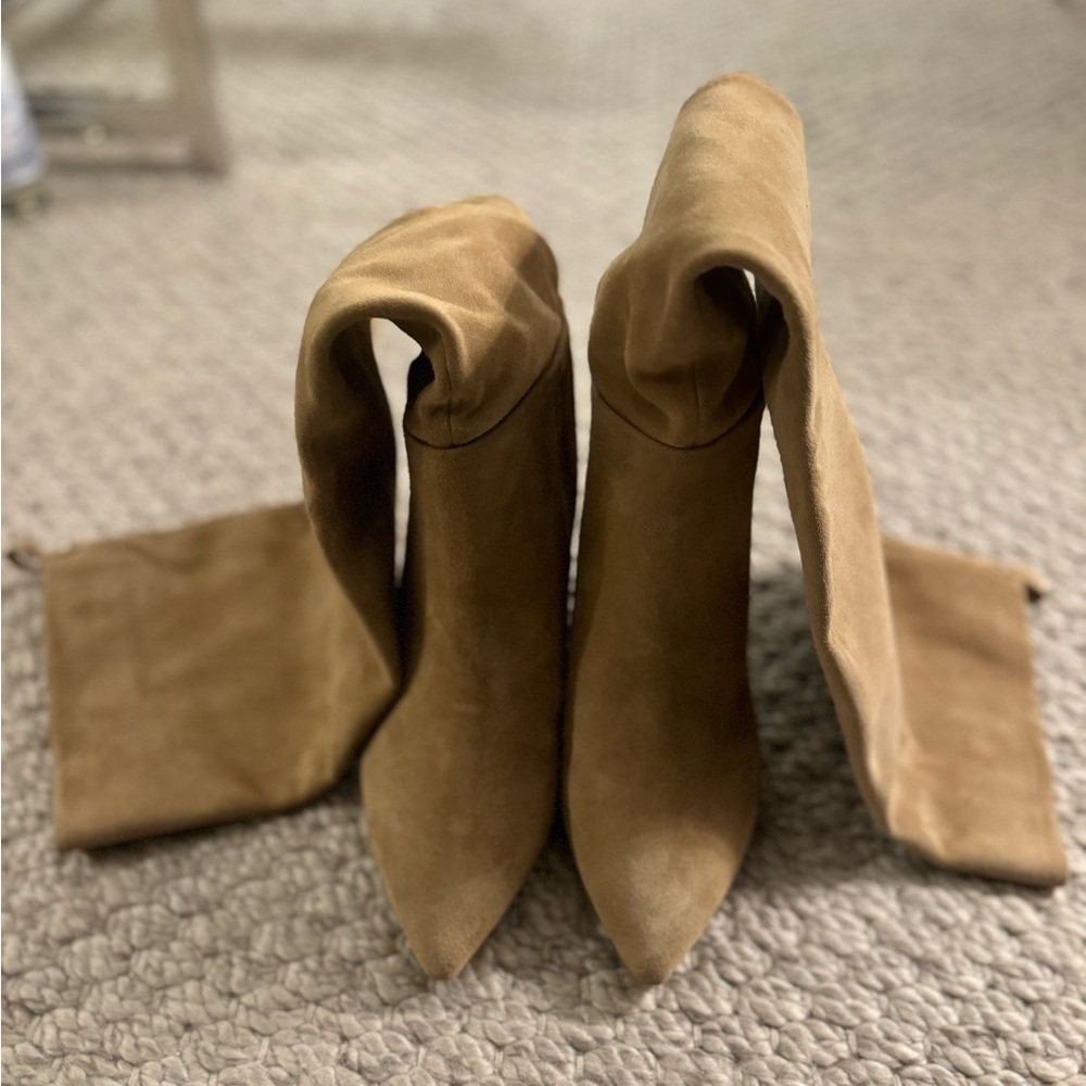 Tan Suede Women's Boots
